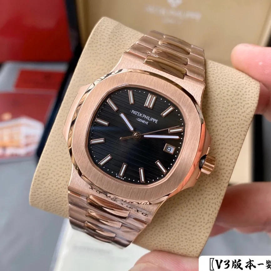 【High-end replica】💰1300! 【Top Replica】💰Private chat! Patek Philippe-Nautilus Ref.5711 has arrived, the best detoxification solution on the Internet! Details: 1⃣️With customized version of Cal.324 automatic movement. 2⃣️316L customized ergonomic watch strap! The case has a clear steel stamp 3⃣️The beads in the steel band are diamond-shaped, which is consistent with the genuine product. 4⃣️Diameter 40 mm. Wearing 5711/1A not only shows youthful vitality, but also exudes a strong sense of calmness from the inside out. It is a well-deserved "King of Steel Watches"! Welcome for your tasting!